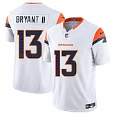 Men & Women & Youth Denver Broncos #13 Pat Bryant II White 2025 Draft F.U.S.E. Vapor Limited Stitched Jersey,baseball caps,new era cap wholesale,wholesale hats